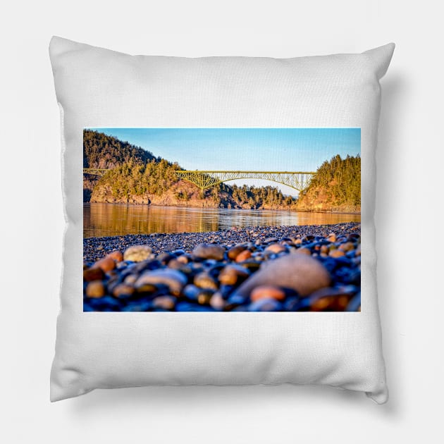 Deception Pass Bridge Pillow by cbernstein