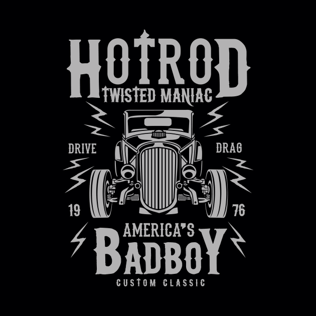 Hot Rod Bad Boy by lionkingdesign