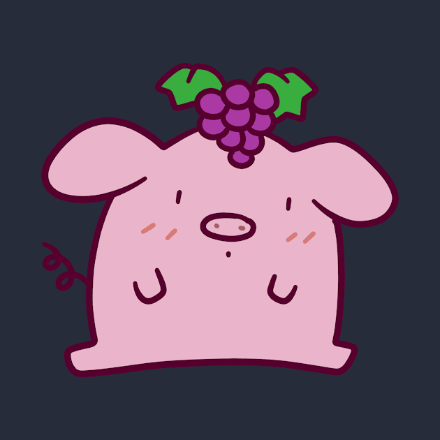 Grapes Pig by saradaboru