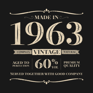 60 years. Born in 1963 T-Shirt