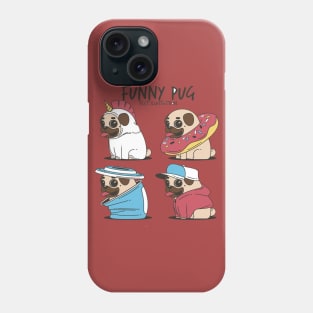 Funny pug Phone Case