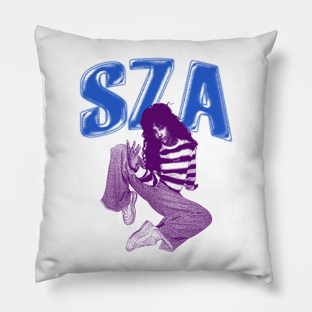 SZA Pillow by PUBLIC BURNING