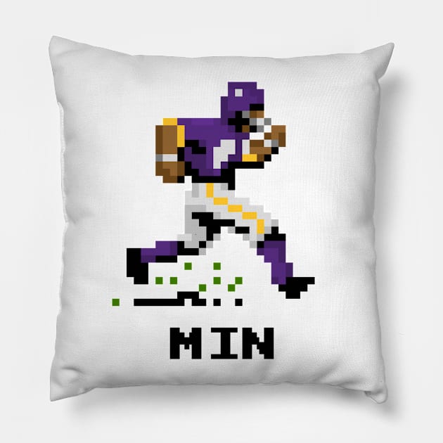 16-Bit Football - Minnesota Pillow by The Pixel League