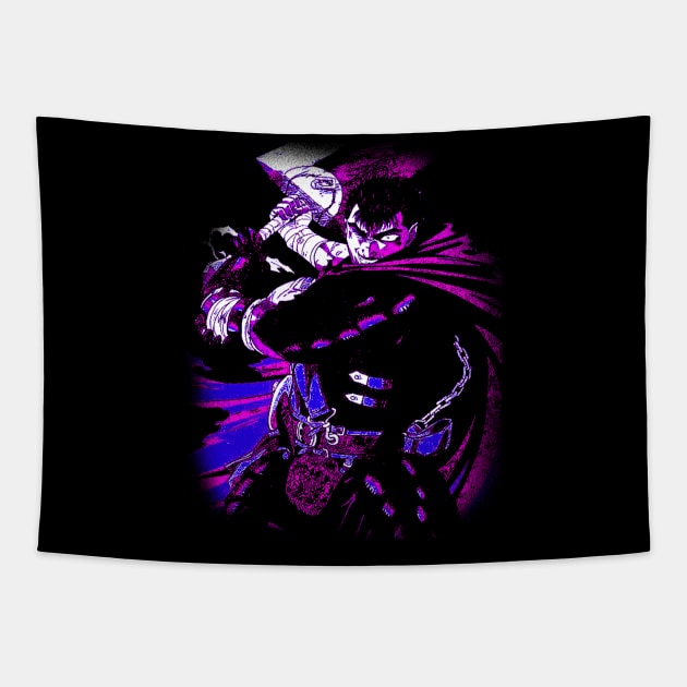 Big Sword Guy Tapestry by WahomeV