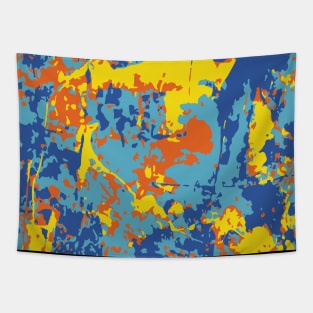 Pop Art Abstract Colorful Pattern Tapestry