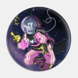 Astronaut Spamton: Pink Pin