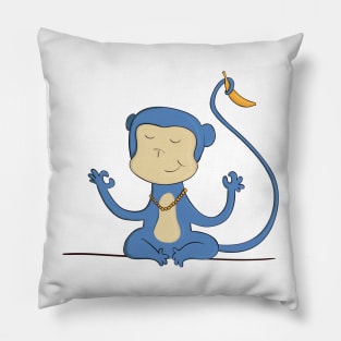 Zen Funky Monkey Pillow