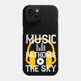 Music Fathoms The Sky Phone Case