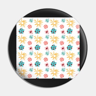 Pretty Floral Pattern Pin