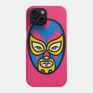 Luchador Cartoon Head Phone Case