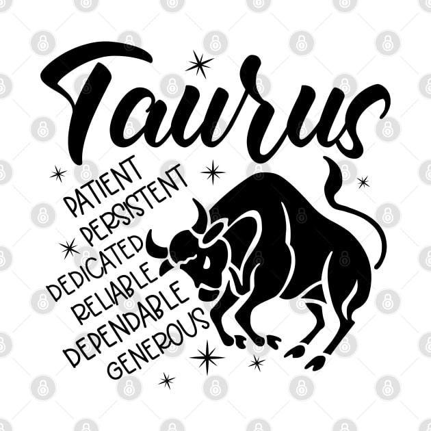 Taurus Zodiac Sign Positive Personality Traits by The Cosmic Pharmacist