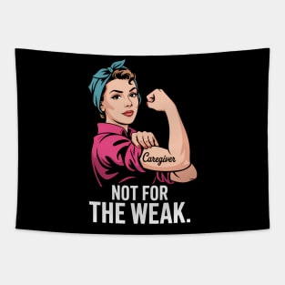Funny Caregiver Caregivining Nurse Sayings Tapestry