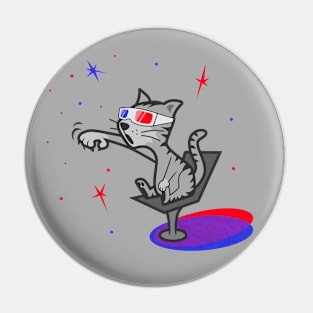 Curious Cat Pin