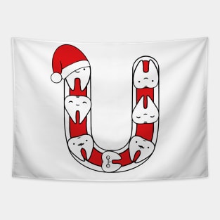 Letter U (Happimola Christmas Alphabet) Tapestry