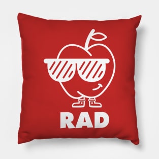 One Rad Apple Pillow