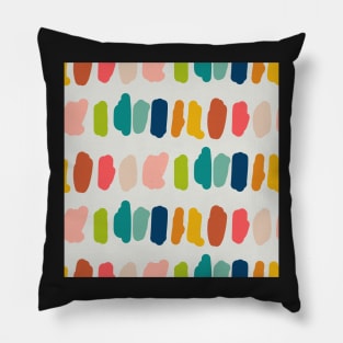 Rainbow Color Swatches Pillow