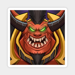 Angry Devil Magnet