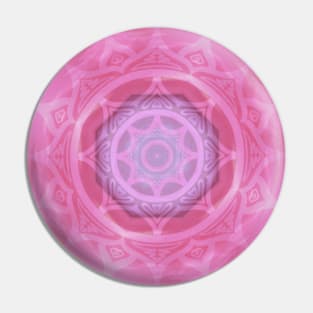 PINK LOTUS MANDALA, PINK AND LILAC PURPLE MANDALA, LOTUS PATTERN DESIGN Pin