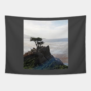 Lone Cypress Pebble Beach California Tapestry