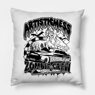 Artisticmess Zombie Crew Pillow