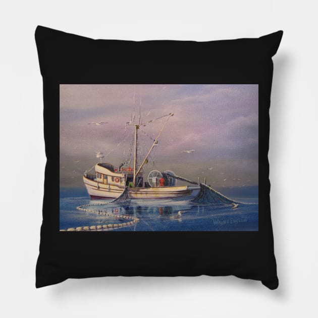 Seiner Hauling Pillow by Wayne2015