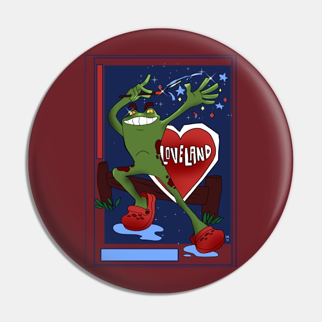 The frogman Pin by Leahjoystudio