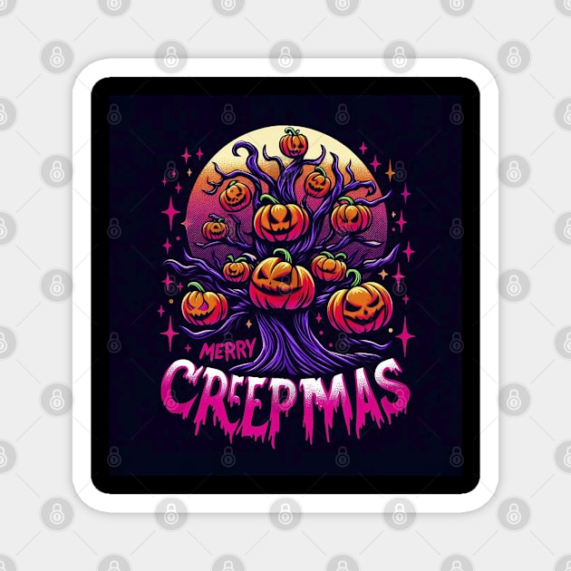 Merry Creepmas Magnet by BukovskyART