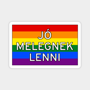 It's Good To Be Gay (Hungarian) Magnet