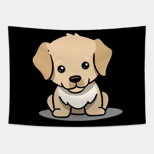 Chibi Labradors Retriever Cute Kawaii Dog Owner Dog Lover Tapestry