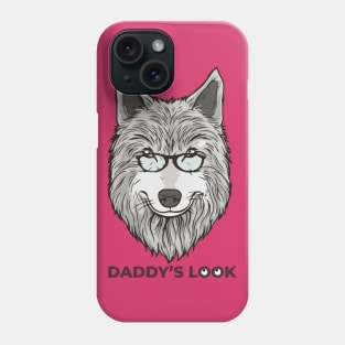 Alpha Wolf Daddy's Look for father's day gift Phone Case