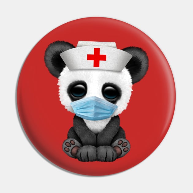 Baby Panda Bear Nurse Pin by jeffbartels