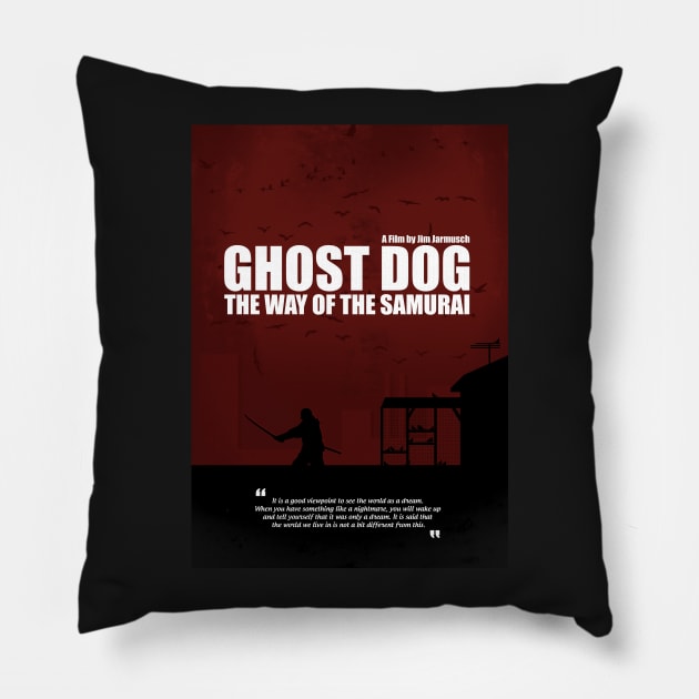 Ghost Dog - Minimal Movie Film Cult Alternative Pillow by HDMI2K