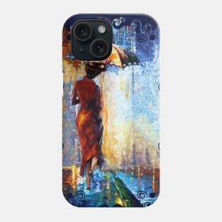 Mary the Lady rain Phone Case