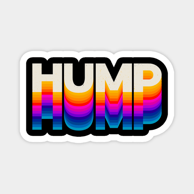 4 Letter Words - Hump Magnet by DanielLiamGill