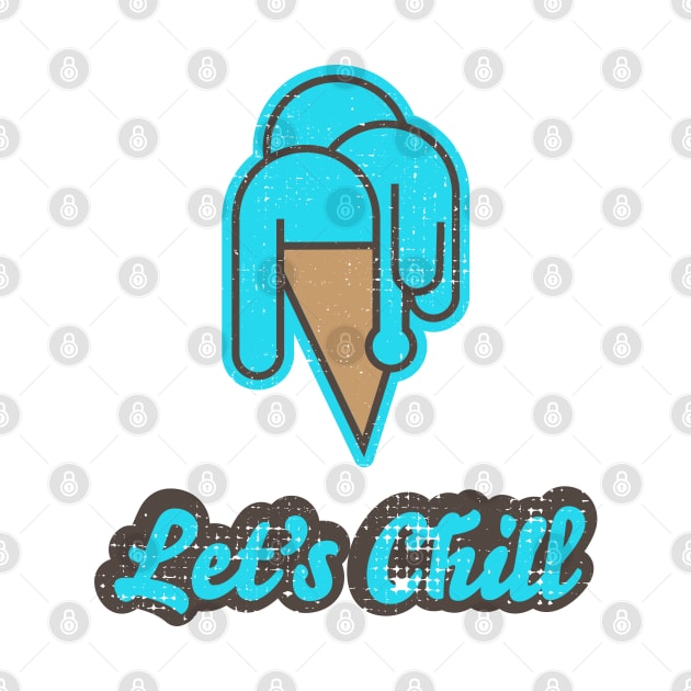 Let's Chill Ice Cream Pun by Commykaze