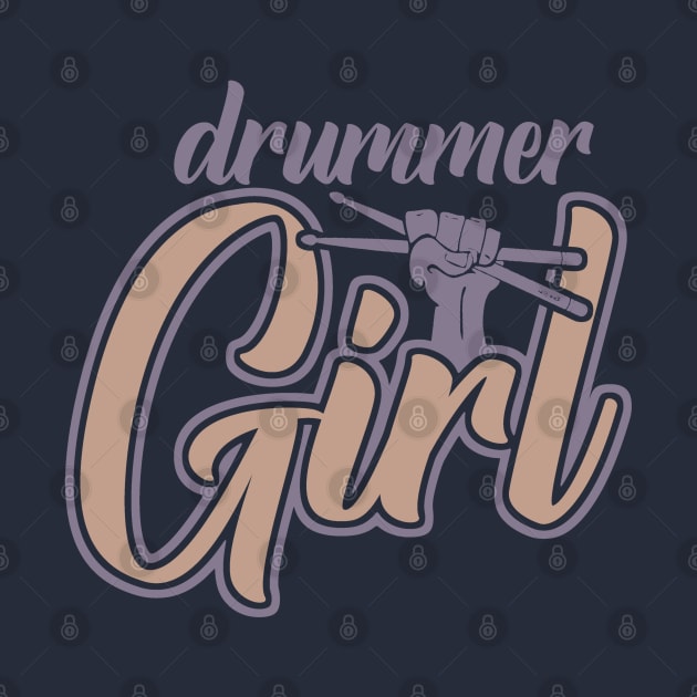 Drummer Girl Retro by Issho Ni