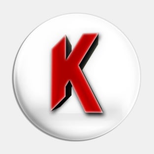 KaoS RED LOGO DESIGN Pin