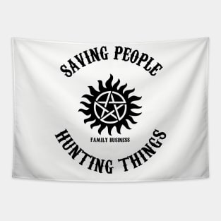 Saving People, Hunting Things Tapestry