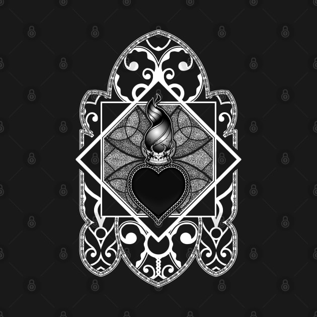 The Queen's Heart - Black version by ToleStyle