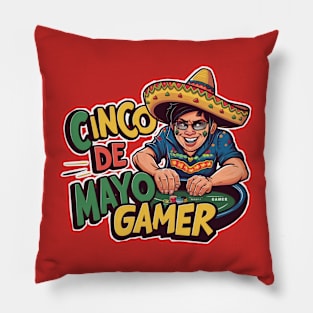 Cinco de mayo gamer Pillow