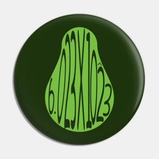 Avogadro numbers avocado pun Pin