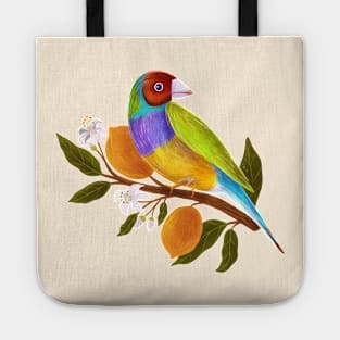 Gouldian Finch Tote