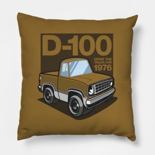 D100 - 1976 White-Base (Medium Gold) Pillow