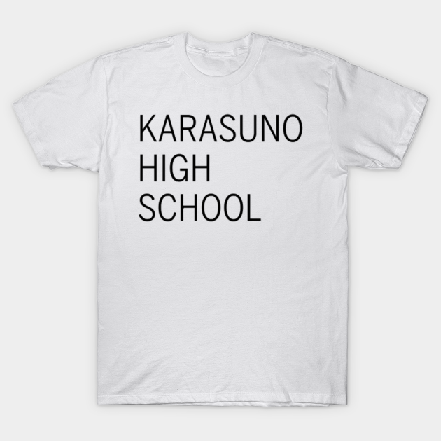 Discover Karasuno Uniform Practice Design (Black Print) - Karasuno Uniform Practice Design Black - T-Shirt