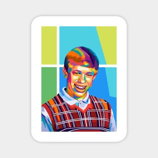 Bad Luck Brian Meme Wpap Pop Art Magnet