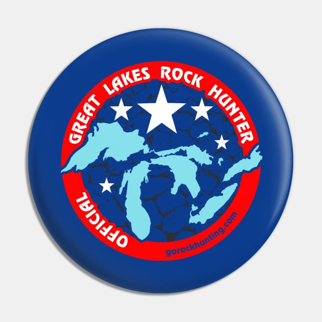 Great Lakes Rock Hunter Pin by LOST WORLD