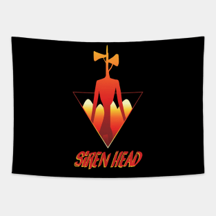 Siren head geometric Tapestry