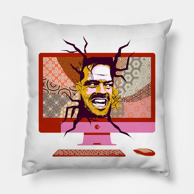 all work and no play Pillow by ConradGarner