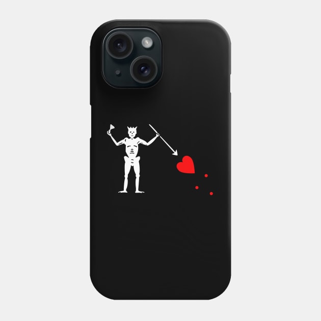 Flag Of Blackbeard Phone Case by Bigfinz