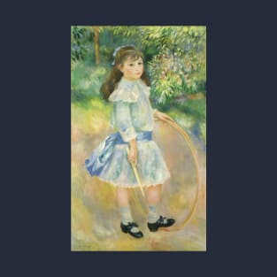 Girl with Hoop by Pierre Renoir T-Shirt